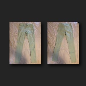 Light Seafood Green Skinny Jean Pants